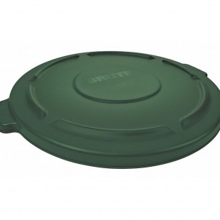 Rubbermaid FG263100DGRN 22-1/4 Inch Trash Receptacle Lid Dark Green Plastic
