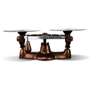 Penn Scale 1401 SSP 16 Lb Capacity Baker's Scale 9 Inch Diameter Cast Iron