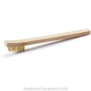 Carlisle 3613B00 7-1/4 Inch Utility Brush Brass Wire Wood Handle with Trim