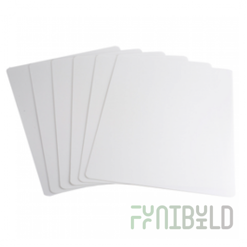 Admiral Craft FCB-1520/W 20 Inch White Cutting Mat Polypropylene Flexible 6 Packs