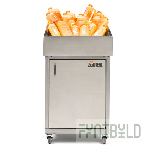 Zumex 04897 DISPLAY SMALL 20 Inch Drainage System Stainless Steel Ice Display