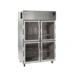 Delfield 6051XL-GH 51 Inch Refrigerator Reach-In 41.5 cu Two-section with Glass Doors Delfield 6051XL-GH 51 Inch Refrigerator Reach-In 41.5 cu Two-section with Glass Doors
