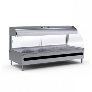 Resfab GM-4P Heated Display Case Countertop Full Service