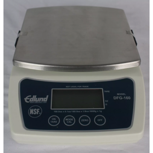 Edlund DFG-160 230V 160 oz Digital Portion Scale Stainless Steel Platform