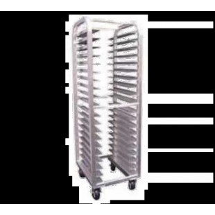 Winholt AL-1812-HD 26 Inch Pan Rack Mobile Aluminum Open Sides with Slides Winholt AL-1812-HD 26 Inch Pan Rack Mobile Aluminum Open Sides with Slides