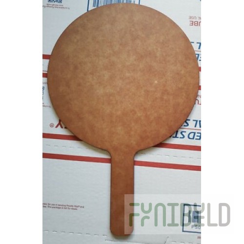 American Metalcraft MP1015 10 Inch Round Blade Wooden Pizza Peel with Handle