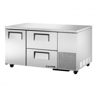 True Refrigeration TUC-60-32D-2-HC~SPEC3 60 Inch Two Section Deep Undercounter Refrigerator Stainless Steel with Drawers True Refrigeration TUC-60-32D-2-HC~SPEC3 60 Inch Two Section Deep Undercounter Refrigerator Stainless Steel with Drawers