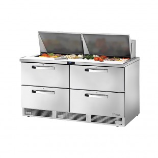 True Refrigeration TFP-64-24M-D-4-HC~SPEC3 SPEC SERIES® Sandwich/Salad Unit