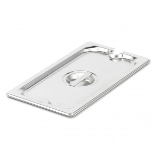 Vollrath 94900 1/9 GN Slotted Cover 22 Gauge Stainless Steel with Handle