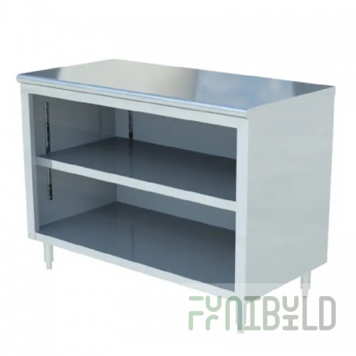 Sapphire Manufacturing SMDC-2460HL Chef Table Cabinet Base With Hinged Doors & Lock