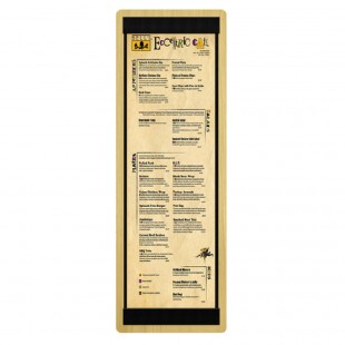 Menu Solutions FILL-BD 4-1/4 Inch Filler Board slides between inserts Menu Solutions FILL-BD 4-1/4 Inch Filler Board slides between inserts
