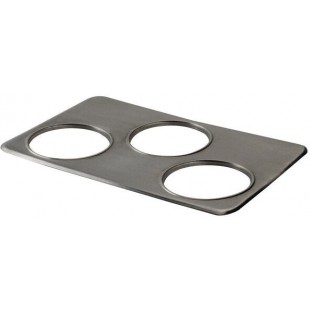 Nemco 67860 Adapter Plate 3-hole for 4 Quart Inserts for 6055A Series Nemco 67860 Adapter Plate 3-hole for 4 Quart Inserts for 6055A Series