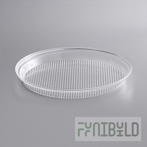 Steelite DFTRD13P00 13 Inch Prism Clear Sampling Tray Acrylic Plastic