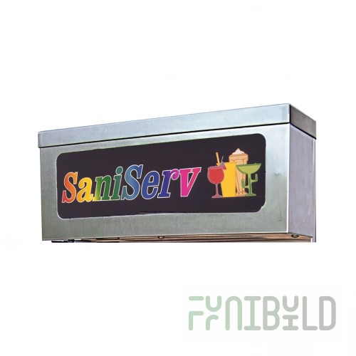 SaniServ J00227 24 Inch Light Box Sign for Model 707 with LED Illumination