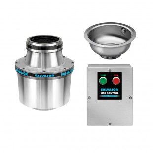 Salvajor 200-CA-MSS-LD-P Disposer 6-1/2 Inch Diameter 2 Hp Motor with Cone Assembly