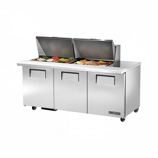 True Refrigeration TSSU-72-24M-B-ST-HC~SPEC3 72 Inch Mega Top Sandwich Salad Unit