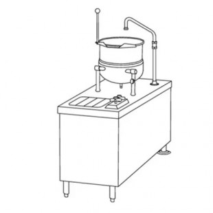 Crown Steam DMT-10-6 42 Inch Kettle Cabinet Assembly Direct Steam 6 and 10 Gallon Crown Steam DMT-10-6 42 Inch Kettle Cabinet Assembly Direct Steam 6 and 10 Gallon