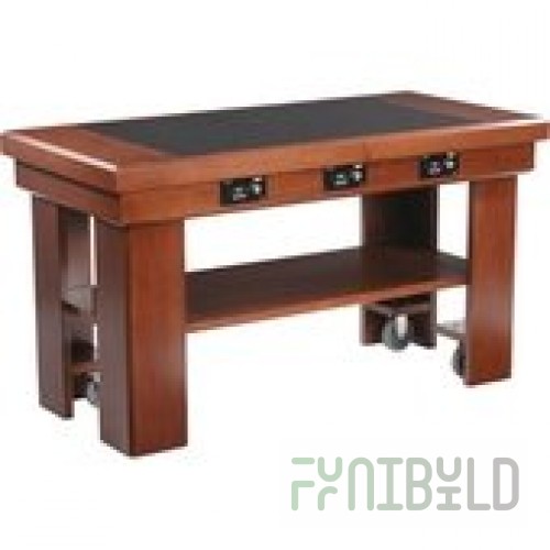 Vollrath 7552282 60 Inch Induction Table Solid Maple with Ceramic Counter