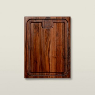 John Boos WAL-AUJUS2015 20 Inch American Black Walnut Cutting Board Oil Finish Grooved Reversible