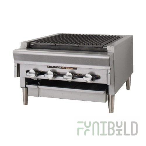 Montague Company UFLCS-36R@TECHNO 36 Inch Gas Char-Broiler with Self-Cleaning Radiants 114000 BTU