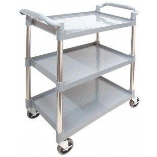GSW USA C-23WL-N 20 Inch Heavy Duty Bussing Cart with Impact Resistant Plastic