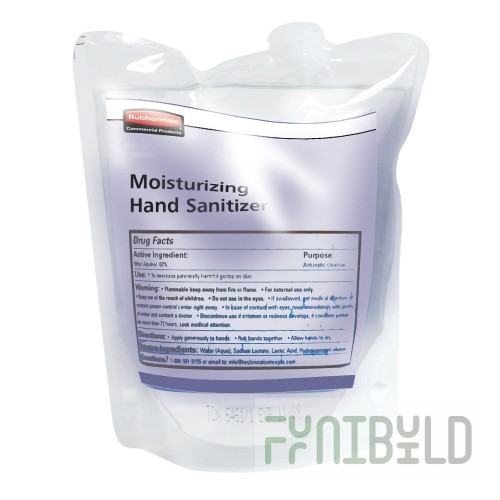 Rubbermaid FG450030 400 ml Hand Sanitizer Refill Moisturizing for Spray Dispenser