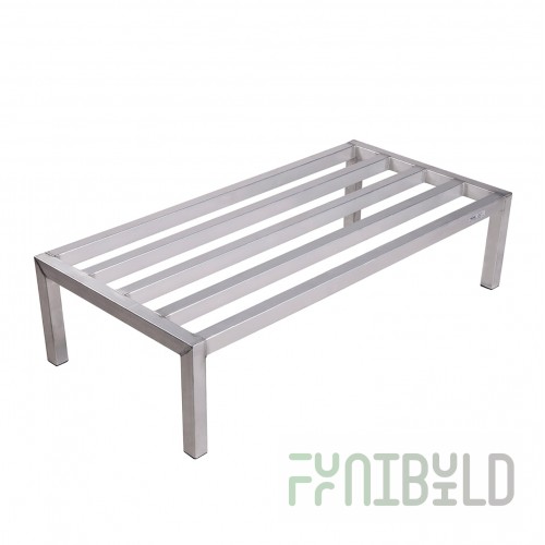 Winholt DASQ-3-820 36 Inch Vented Dunnage Rack 2100 lb Capacity Aluminum