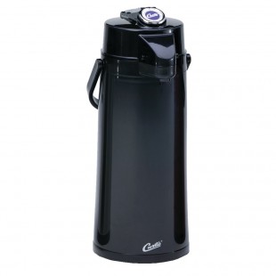 Curtis TLXA2203S000 2.2 Liters Lever Action Airpot Stainless Steel Liner Black Plastic with Lockable Lid Curtis TLXA2203S000 2.2 Liters Lever Action Airpot Stainless Steel Liner Black Plastic with Lockable Lid