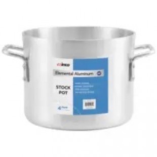 Winco AXS-32 32 Quart Professional Stock Pot Aluminum Round Without Cover