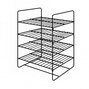 Hatco FDW4SMP 13-5/8Inch 4-Shelf Multi-Purpose Rack with Stainless Steel Construction Hatco FDW4SMP 13-5/8Inch 4-Shelf Multi-Purpose Rack with Stainless Steel Construction