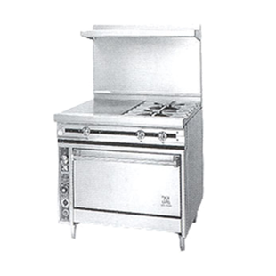 Jade Range JTRH-1FHT-30C Gas 30 Inch Titan Heavy Duty Range with Convection Oven 60000 BTU