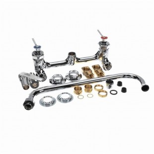 Fisher 84820 Backsplash Mount 8 Inch Centers 12 Inch Swing Spout Ceramic Cartridge Lever Handles Fisher 84820 Backsplash Mount 8 Inch Centers 12 Inch Swing Spout Ceramic Cartridge Lever Handles