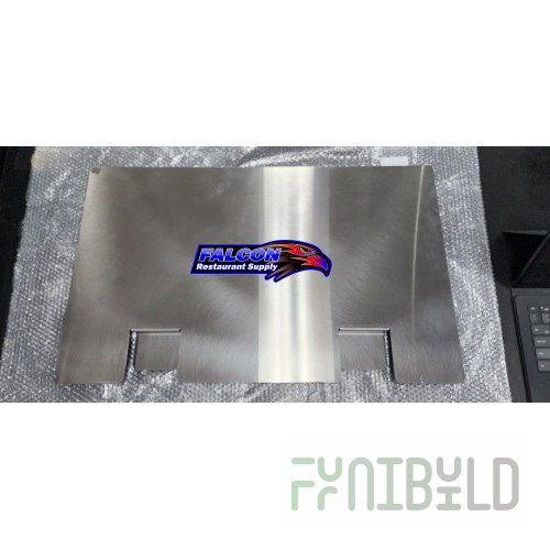 Atosa 21101001047 Fryer Splash Guard Stainless Steel with durable design