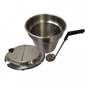 Nemco 68393-7 Soup Warmer Inset 7 Quart with Cover and Ladle Aluminum Nemco 68393-7 Soup Warmer Inset 7 Quart with Cover and Ladle Aluminum