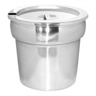 Hatco RHW-11QT-POT 11 Quarts Pot for RHW Round Durable Stainless Steel