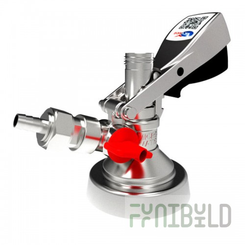 Micro Matic KK-713-058 3/8 Inch O.D. Barb Gas Port with Ergonomic Handle Stainless Steel Probe