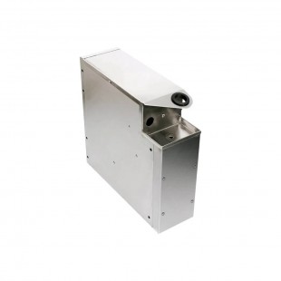 Glastender C-SHA-4-ED 4 Inch Holder with Integral Drip Pan Stainless Steel