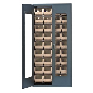 Quantum QSC-BG-C240CL 36 Inch Heavy-Duty Storage Cabinet with Clear Door Quantum QSC-BG-C240CL 36 Inch Heavy-Duty Storage Cabinet with Clear Door