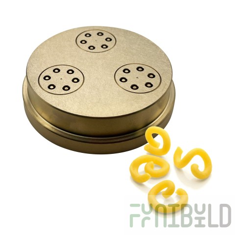 Univex GRAMIGNE 3MM Gramigne Mold 91.3mm For UPasta Pasta Mold Stainless Steel