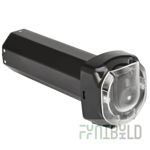 Vollrath LS03MVS18B-VU 18 Inch In-Counter Lid Dispenser Vertical Plastic Black