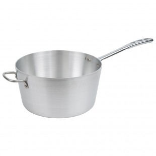 Vollrath 67308 8-1/2 Quart Tapered Sauce Pan Aluminum with Riveted Handle
