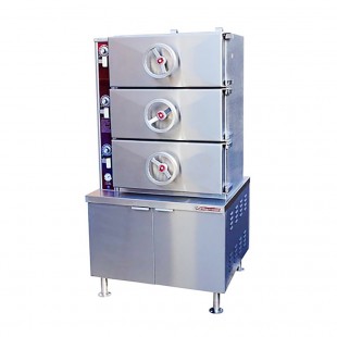 Southbend GDA-3S Do-All Dual-Pressure Steamer Gas (3) Compartments Southbend GDA-3S Do-All Dual-Pressure Steamer Gas (3) Compartments