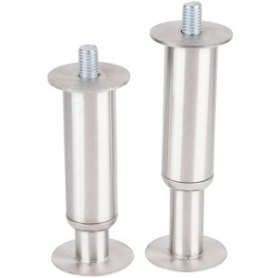 Manitowoc K00151 6 Inch Adjustable Flanged Foot Gray Painted Leg Set of 4 Manitowoc K00151 6 Inch Adjustable Flanged Foot Gray Painted Leg Set of 4