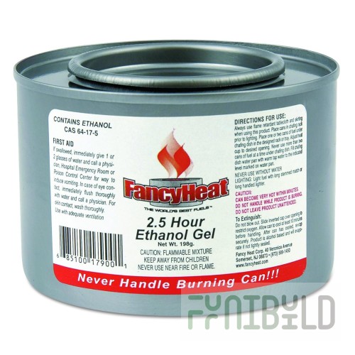 Hollowick GHPINK 7 Oz. Gel Heat Chafing Fuel Ethanol 2-1/2 Hour Burn Time