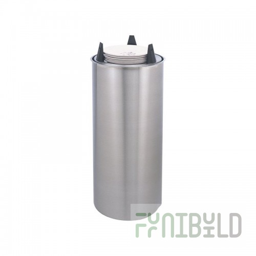 APW Wyott HL-12A 10 to 12 Inch Heated Dish Dispenser Tubular Drop-in Stainless Steel with Single Self-elevating Platform