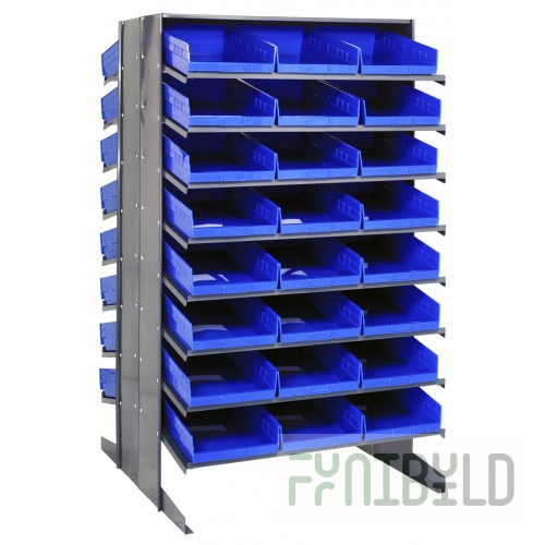 Quantum QPRD-110_BLUE Pick Rack Sloped Double-sided