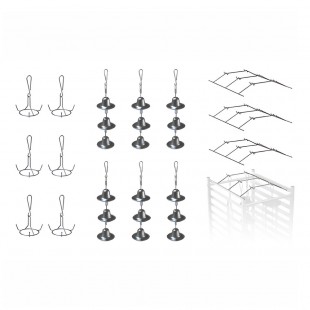 Wood Stone 000-318-006 Chicken and Rib Accessory Package with 6 Chicken Bell Choirs