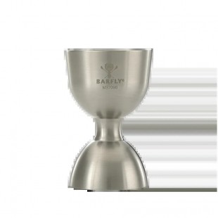 Mercer Culinary M37098 25 to 50 ml Heavy Duty Straight Rim Jigger Stainless Steel with Internal Markings Mercer Culinary M37098 25 to 50 ml Heavy Duty Straight Rim Jigger Stainless Steel with Internal Markings