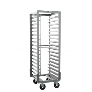 Metro RD15NA37A120 18 Pan Mobile Bun Rack Aluminum with End Loading Metro RD15NA37A120 18 Pan Mobile Bun Rack Aluminum with End Loading