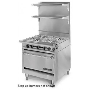 American Range HD34-4SU-1_LP 34 Inch Gas Range with 4 Burners 188000 BTU
